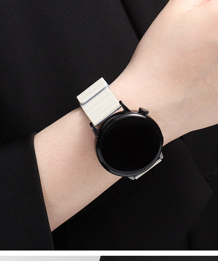 Ремешок MSSM Magnetic Loop для Huawei Watch 4 Pro/GT5/GT4/GT5 Pro, силиконовый, с магнитной застежкой, 22 мм, цвет "Звездный апельсин"