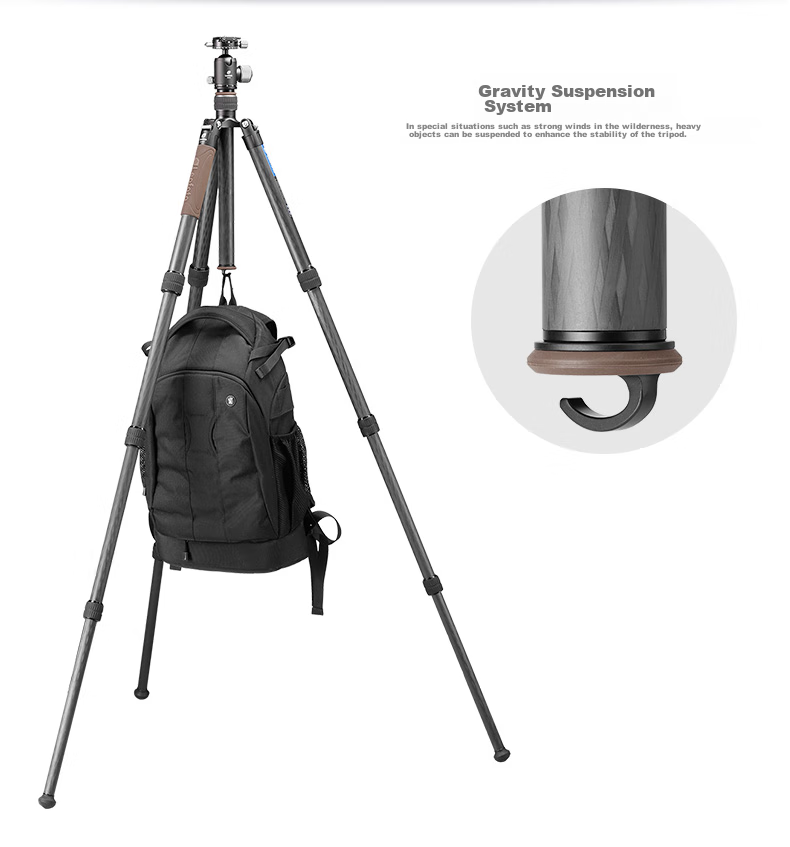 Штатив Leofoto LX-284CT+XB, легкий, портативный, для фото- и видеосъемки, двухпанорамная шаровая головка, профессиональный штатив-монопод