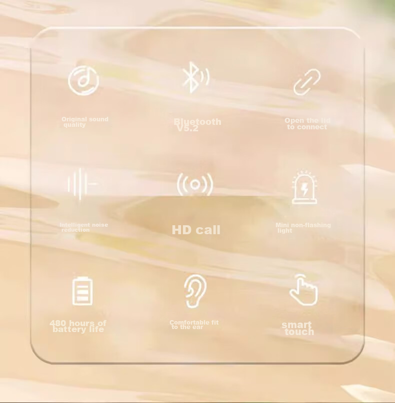Беспроводные наушники WITGOER Bluetooth 5.4, мини-вкладыши, для сна, работы, без давления на уши, с дисплеем уровня заряда