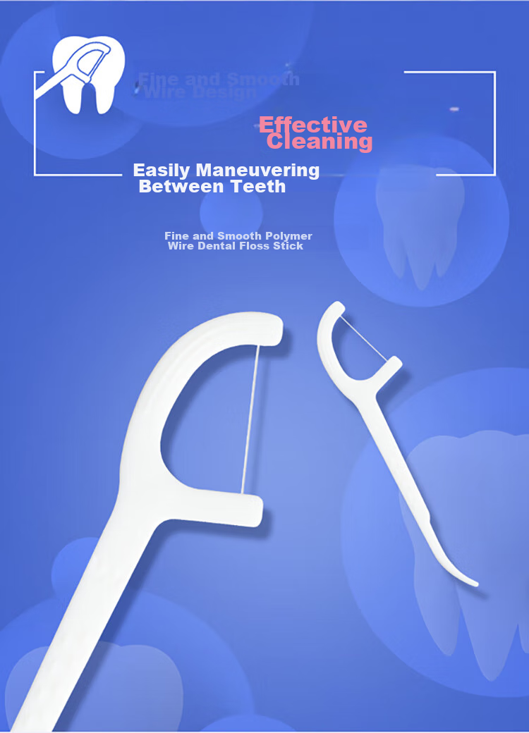 Зубная нить Watsons Fine Smooth Deep Cleaning Dental Floss Picks, 50 шт.
