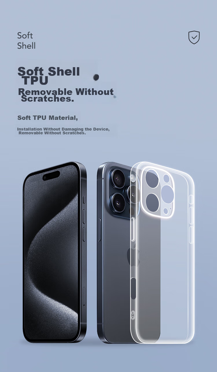 Прозрачный чехол для iPhone 16 Pro Max
