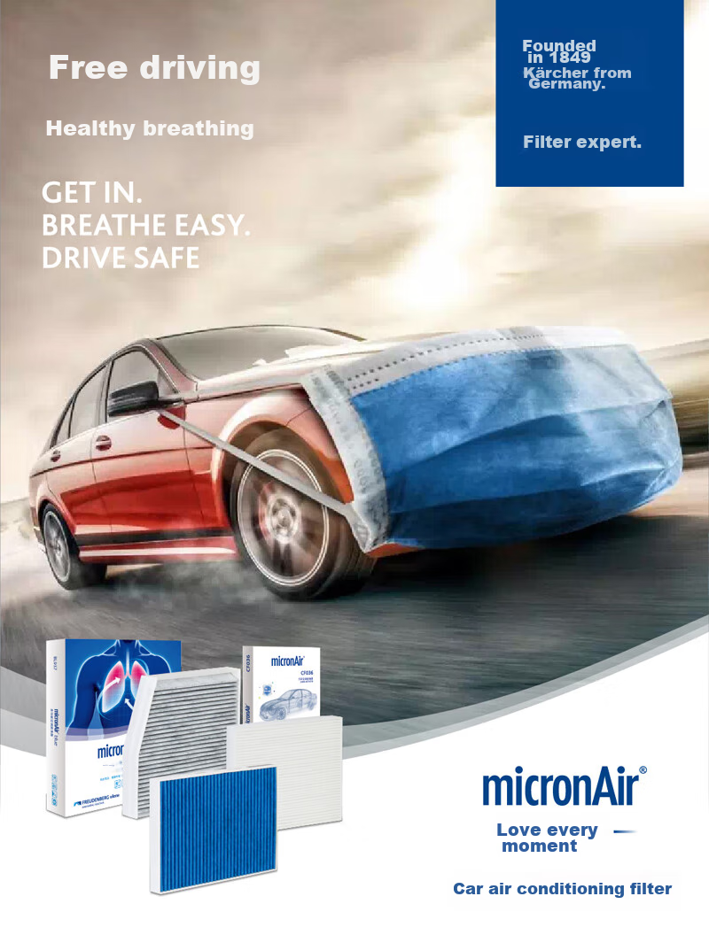 Фильтр салона MICRONAIR Blue Lung BL2501 для Mercedes-Benz A180L, CLA260, GLA220, EQA, EQB