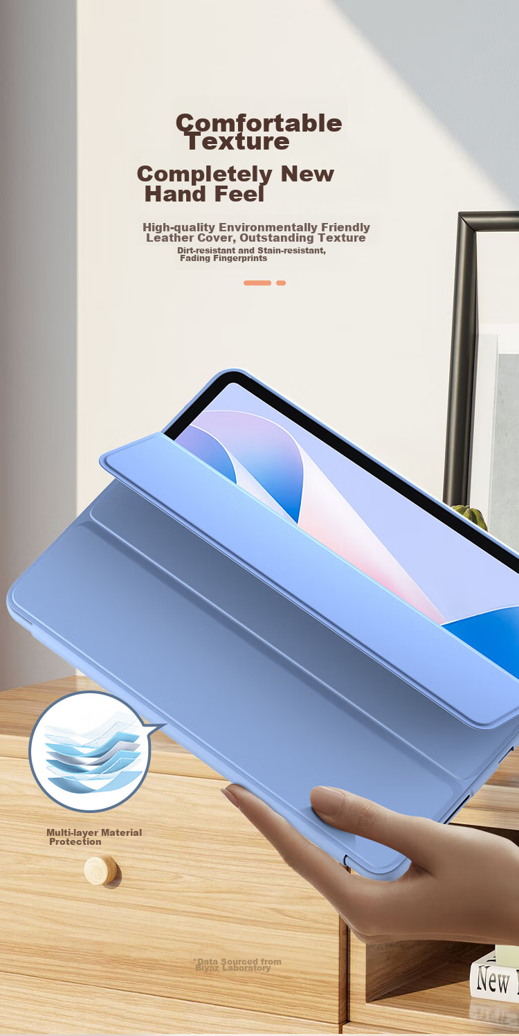 Защитный чехол BIAZE для Huawei MatePad 11.5S 2025/2024, противоударный, тонкий, с поддержкой Smart Sleep, фиолетовый