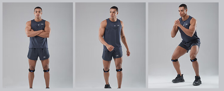 Наколенники MIZUNO для бега, дышащая спортивная поддержка для мужчин, баскетбольная компрессионная повязка для фитнеса, 029 Черный