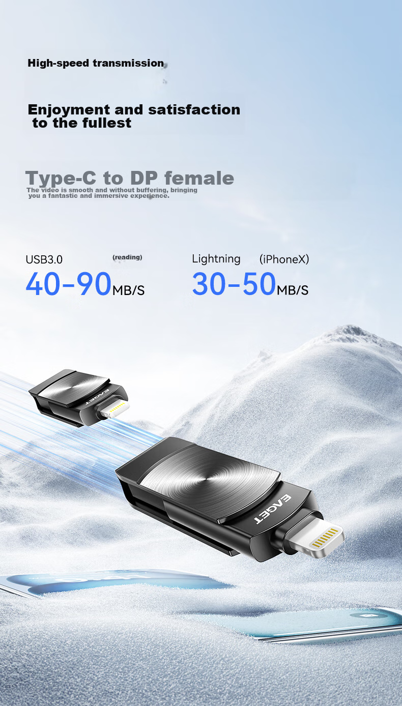 USB-накопитель EAGET 256GB