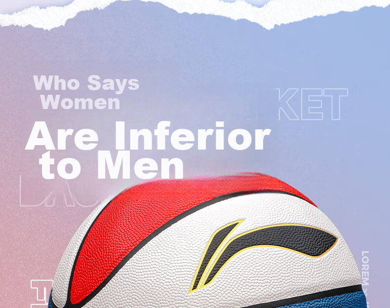 Баскетбольный мяч Li-Ning, размер 6, для женщин, для зала и улицы, нескользящий, износостойкий, профессиональный, синий