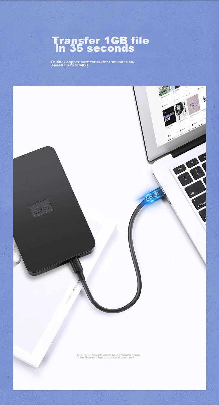 Кабель UGREEN USB 2.0 на Mini USB