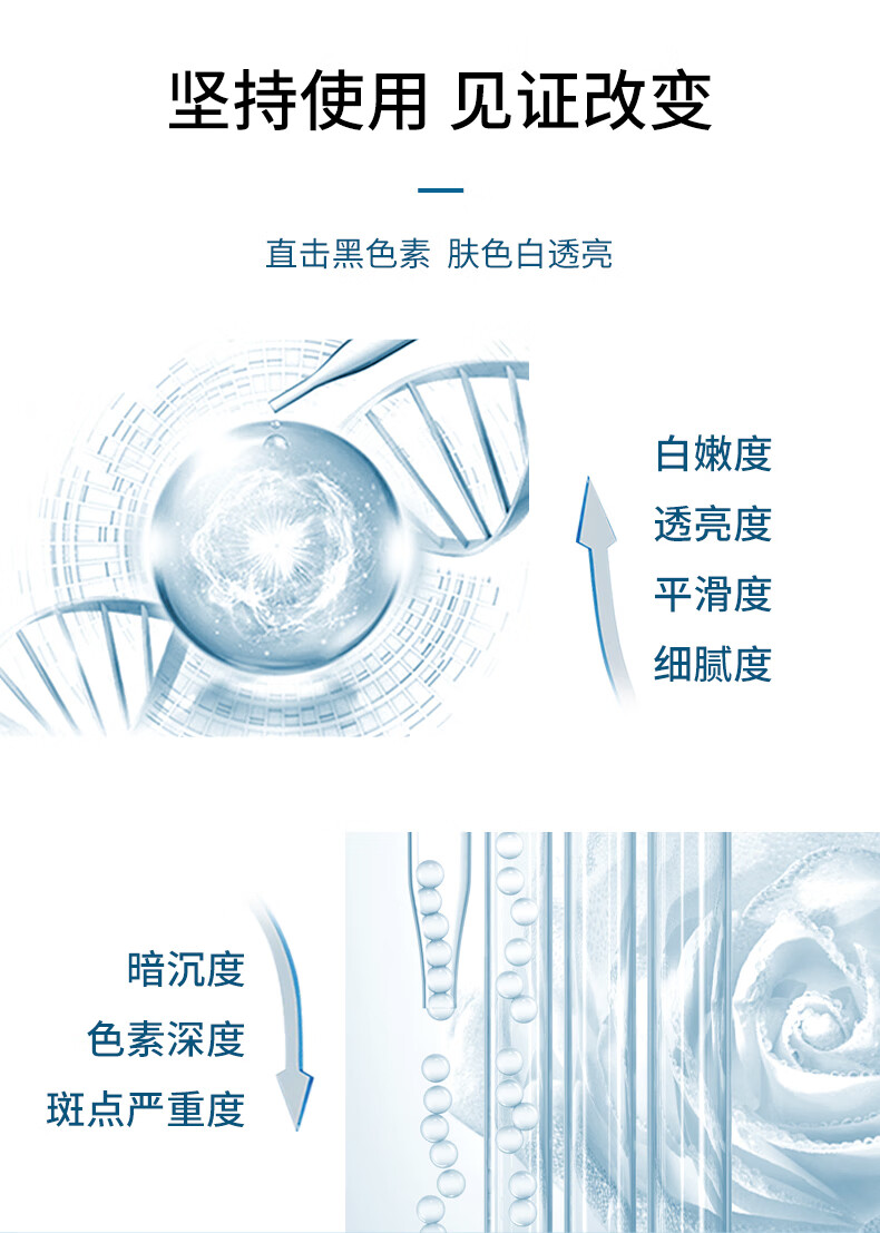 修正北芙美白祛斑精华液15ml 提亮肤色补水保湿收敛毛孔精华护肤品