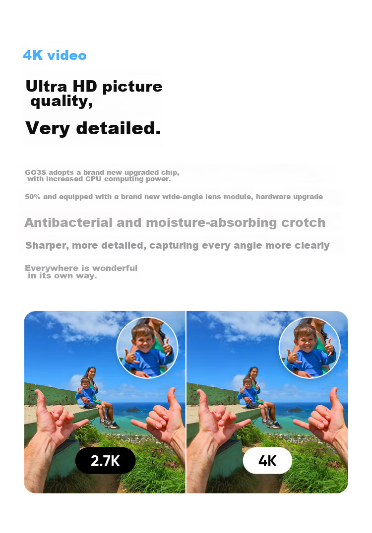 Экшн-камера Insta360 GO 3S 4K, водонепроницаемая, для влогов, спорта, 64 ГБ, Lingdongbai