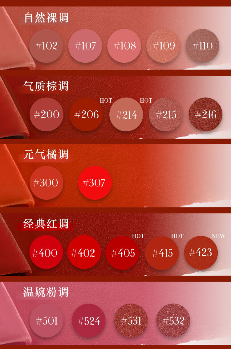 阿玛尼红管唇釉#321裸雾粉 丝绒哑光显白口红 七夕情人节礼物送女友