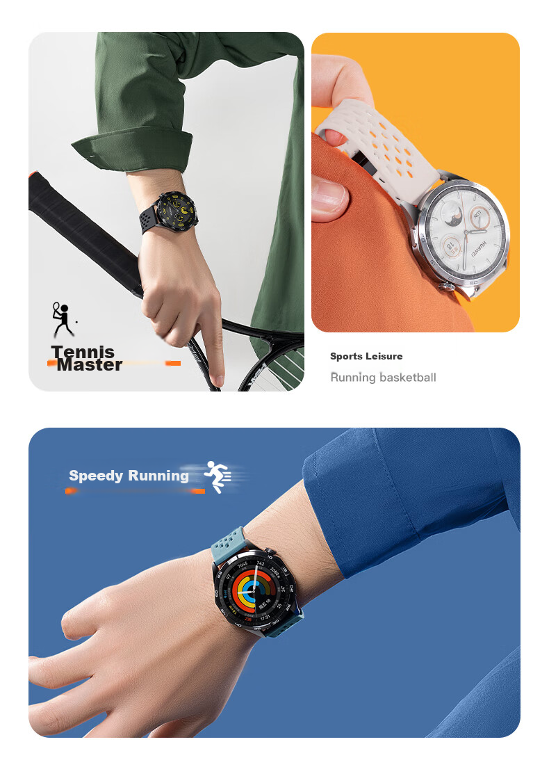 Ремешок MASI для Huawei Watch GT4/3/2/Pro, Honor Magic2, силиконовый, дышащий, с магнитным замком, 20 мм, прозрачный звездный цвет