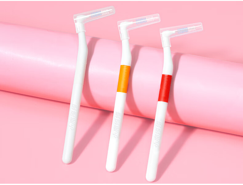 Межзубные ершики FAWNMUM Ultra-Fine, импортные SSSS*30 шт., L-образные для глубокой чистки