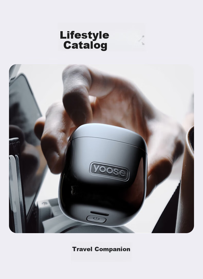 Портативная электробритва и триммер для носа Yoose D1-T, 2-в-1, черный
