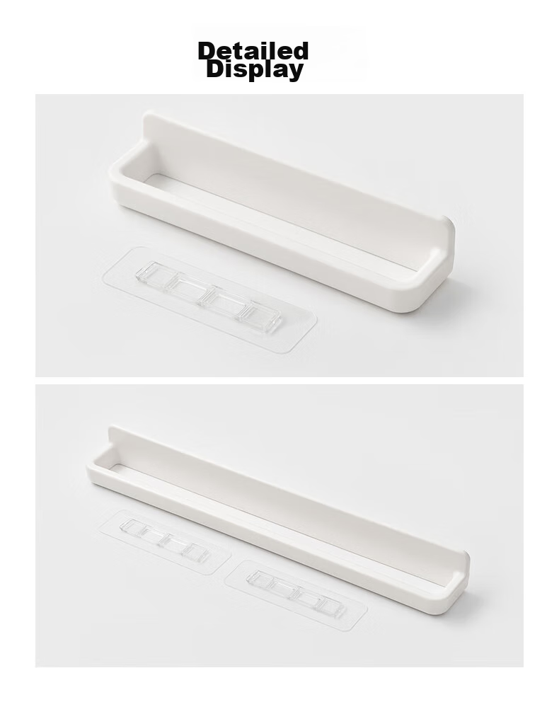 Органайзер MUJI ABS настенный для полотенец и тапочек, белый, длина 45 см