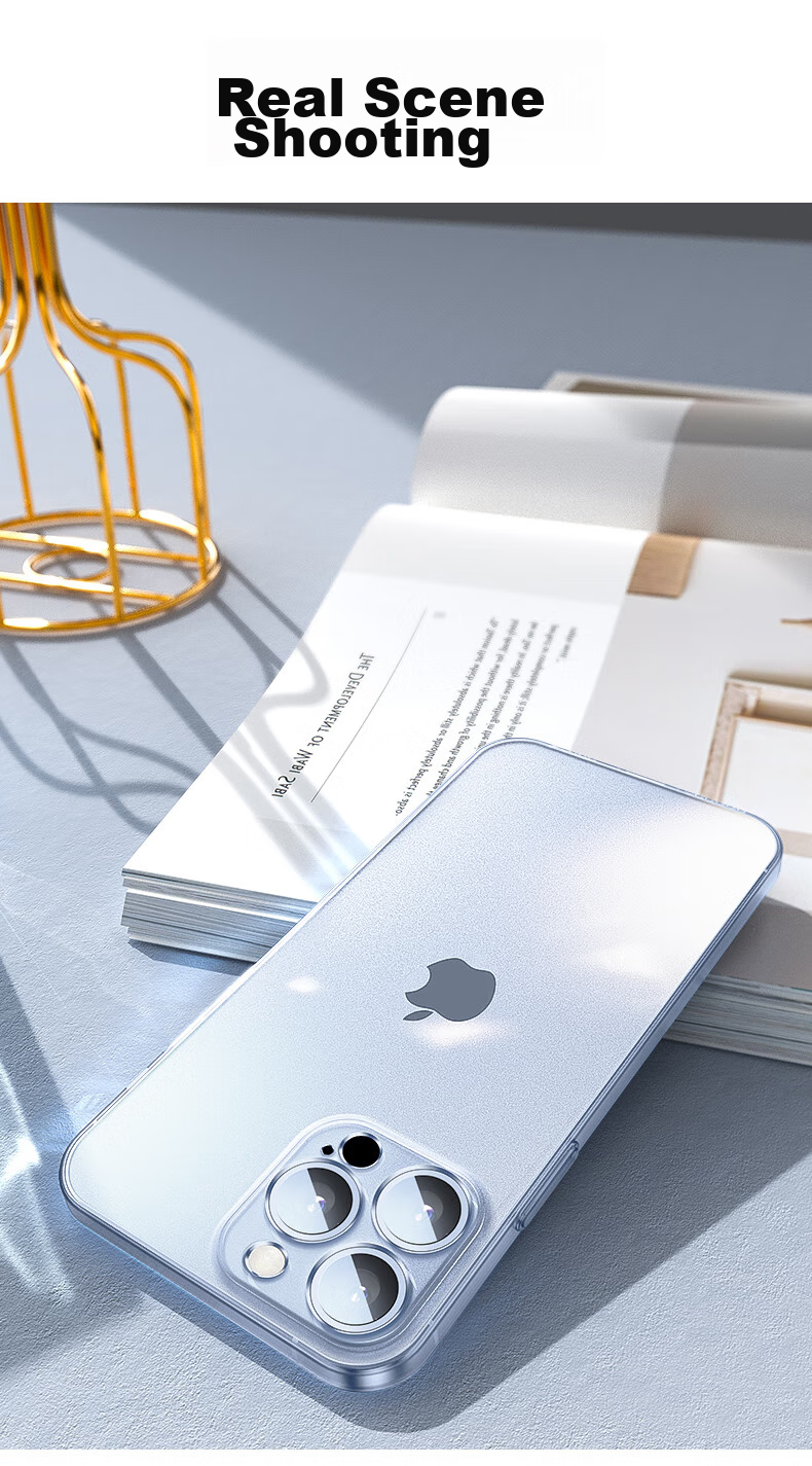 Чехол NEYAA для Apple iPhone 12 Pro Max, ультратонкий, прозрачный, матовый, противоударный, с защитой камеры, черный