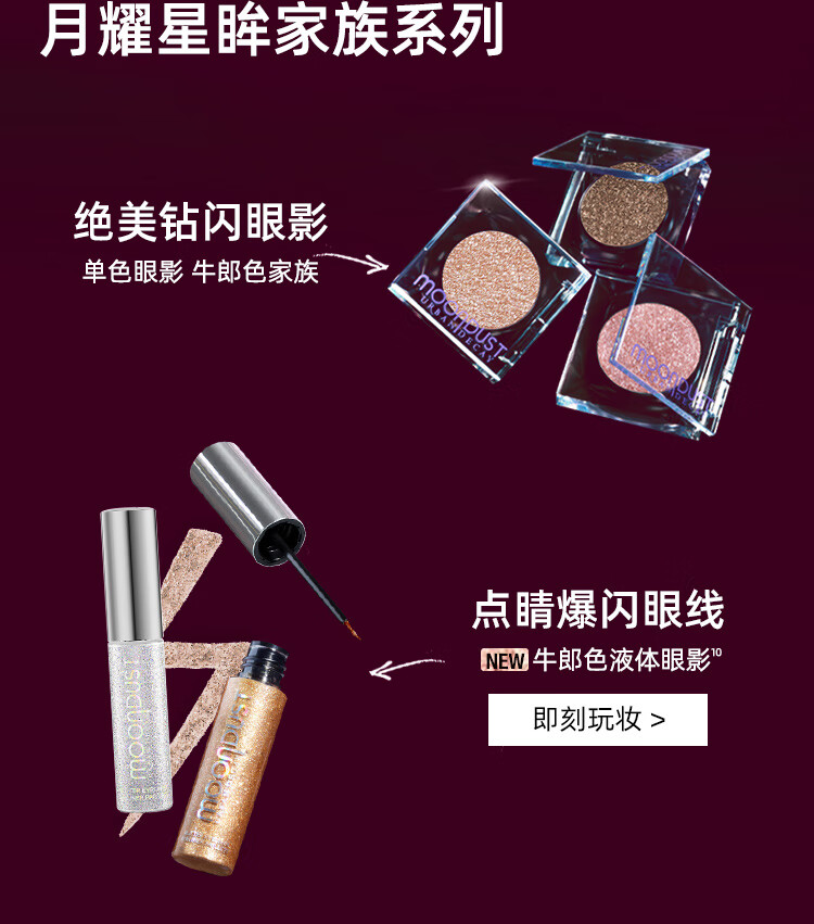 Urban DecayUrban Decay衰败城市UD牛郎单色眼影闪亮片生日礼物送女友