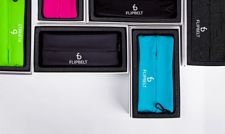Пояс для бега Flipbelt Classic, унисекс, для марафона, невидимый карман для телефона, цвет "Далекое фиолетовое небо", размер L