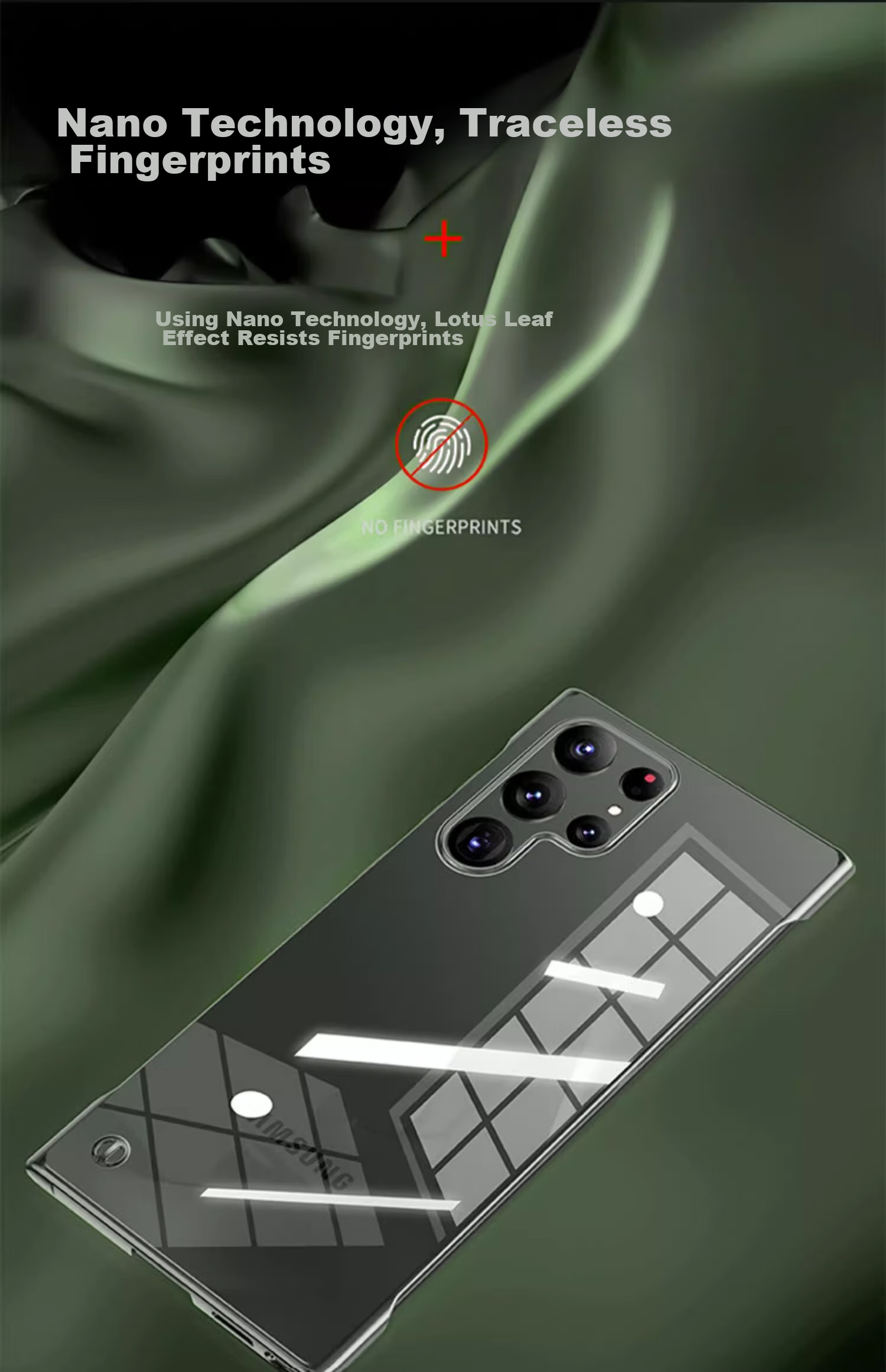 Чехол POZZO для Samsung S23+, прозрачный, противоударный, ультратонкий, защитный