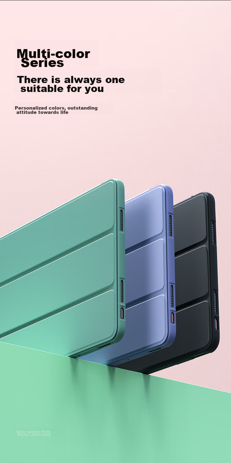 Чехол-книжка BIAZE для Honor Tablet X8 Pro 11.5 дюйма, противоударный, с подставкой, черный