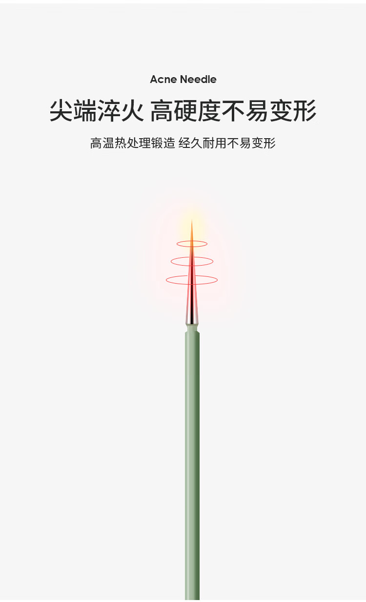 妙倩粉刺针套装粉刺夹细胞夹挤黑头挤痘针美容针脂肪粒清理挑痘工具 