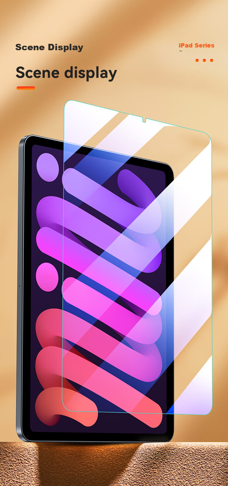 Защитное стекло BIAZE для Apple iPad Mini 7/6 8.3 дюйма, ультратонкое, HD, полное покрытие, защита от царапин