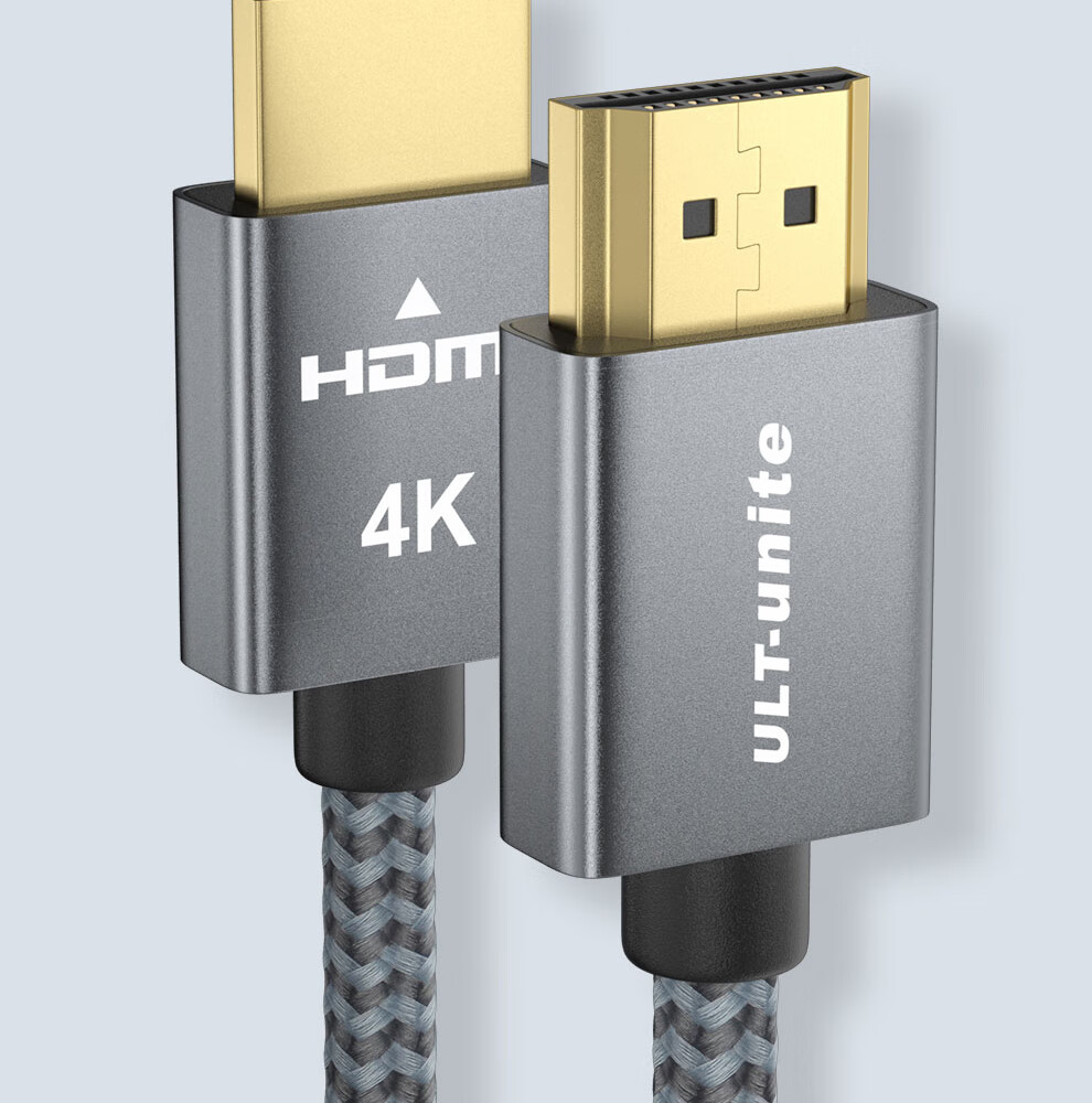 Кабель HDMI ULT-unite версии 2.0, 4K 60 Гц, 1080P 144 Гц, высокоскоростной видеокабель для настольных компьютеров, ноутбуков, телевизоров, мониторов, тонкий гибкий плетеный кабель, 5 метров
