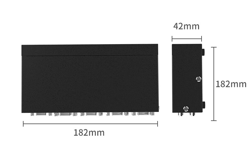 VGA сплиттер MT-viki MT-3508, 1 вход, 8 выходов, 1920x1440, 350 МГц, 45 м, черный