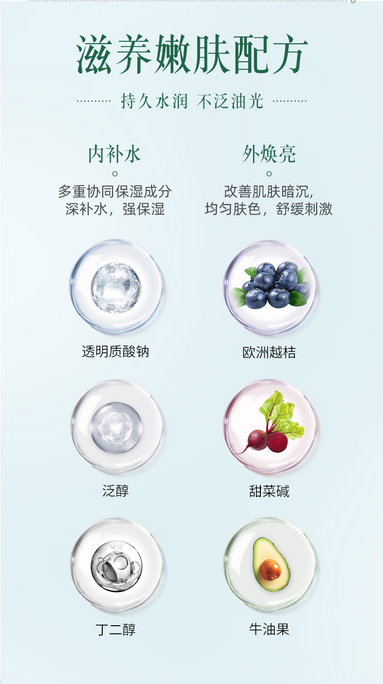 植树（plant grow）仙人掌水乳套装 干皮补水保湿平衡水油 护肤品化妆品礼盒2件套