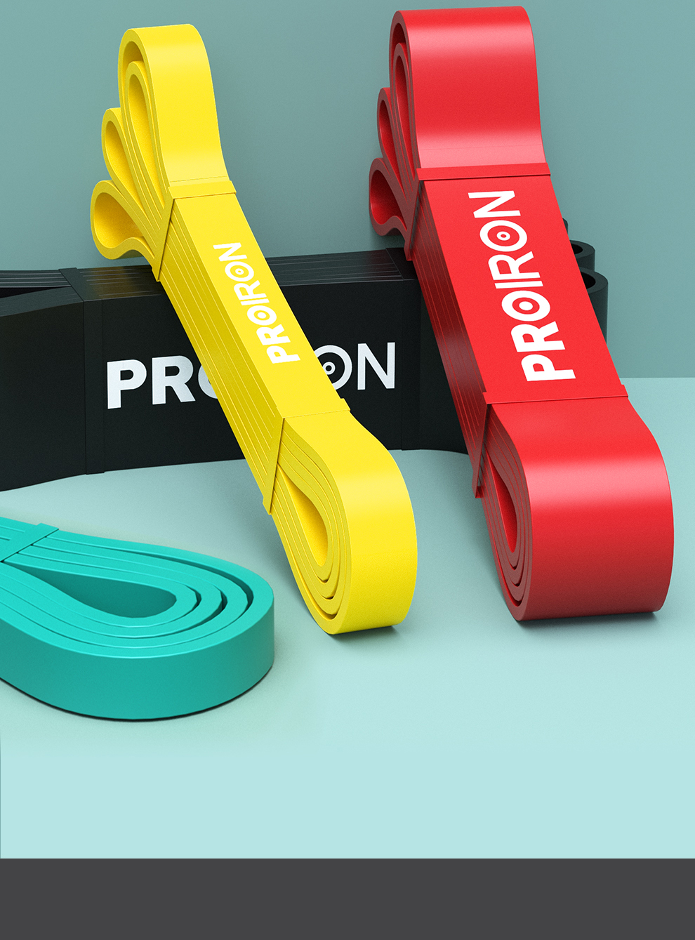 Эластичная лента для фитнеса PROIRON, для мужчин и женщин, для тренировки ног, подтягиваний, йоги, растяжки и сопротивления