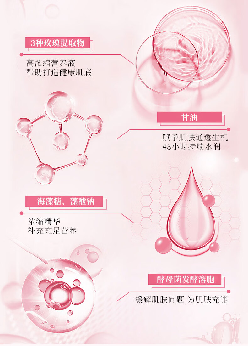 仁可复韩国进口玫瑰软膜粉面膜泥膜补水保湿滋养深层清洁涂抹式DIY面膜