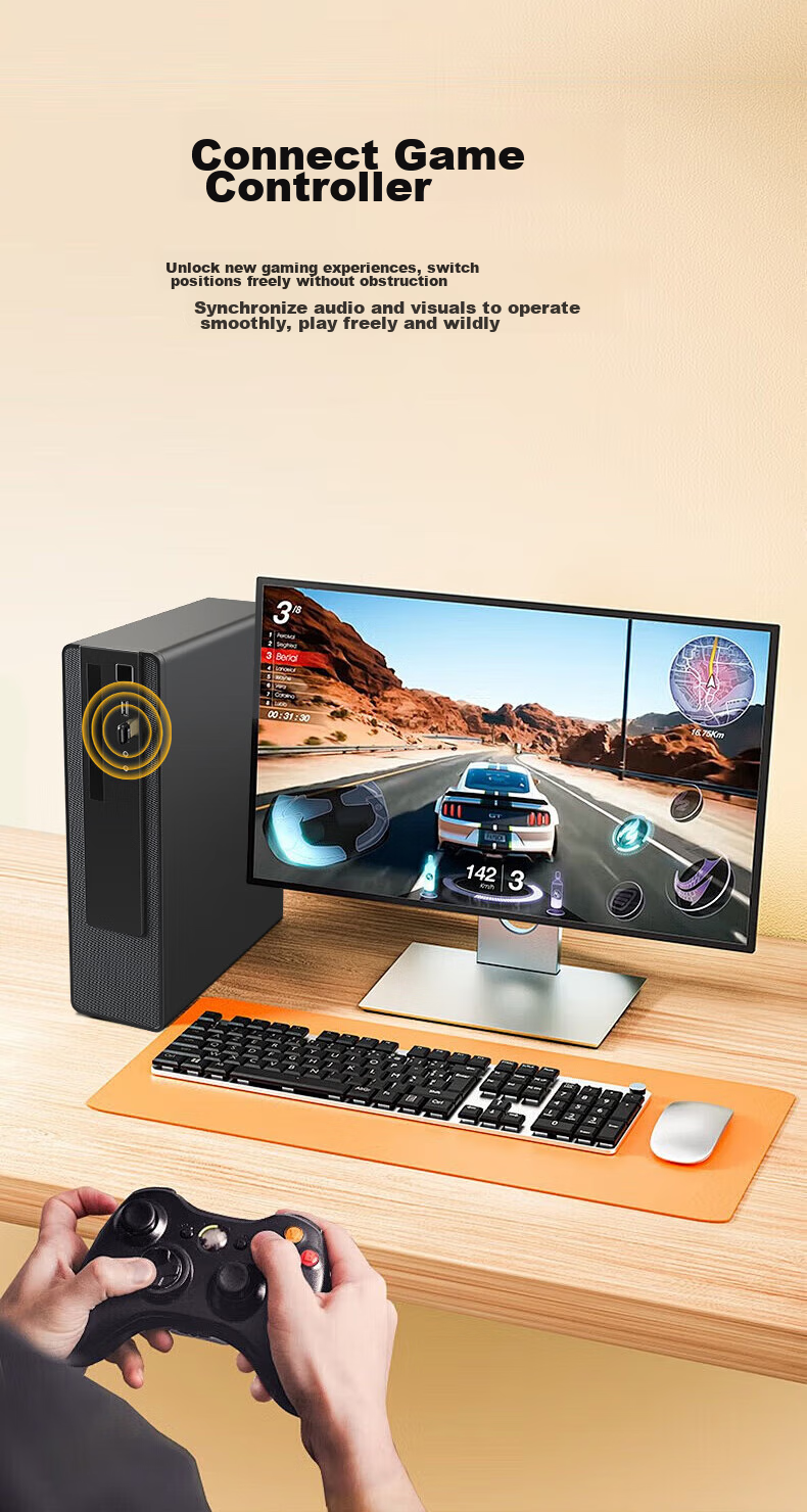 USB Bluetooth адаптер BIAZE 5.4, внешний модуль для ноутбуков и настольных компьютеров, для подключения клавиатуры, мыши, аудиоколонок, беспроводных наушников