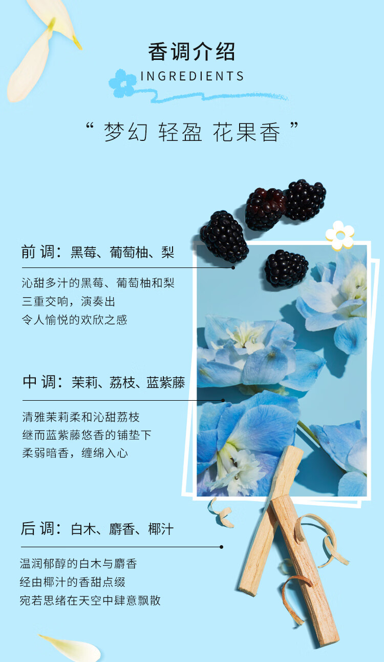 莫杰（MARC JACOBS）雏菊梦境女士淡香水花瓣系列20ml 圣诞节礼物送女友 小雏菊香水