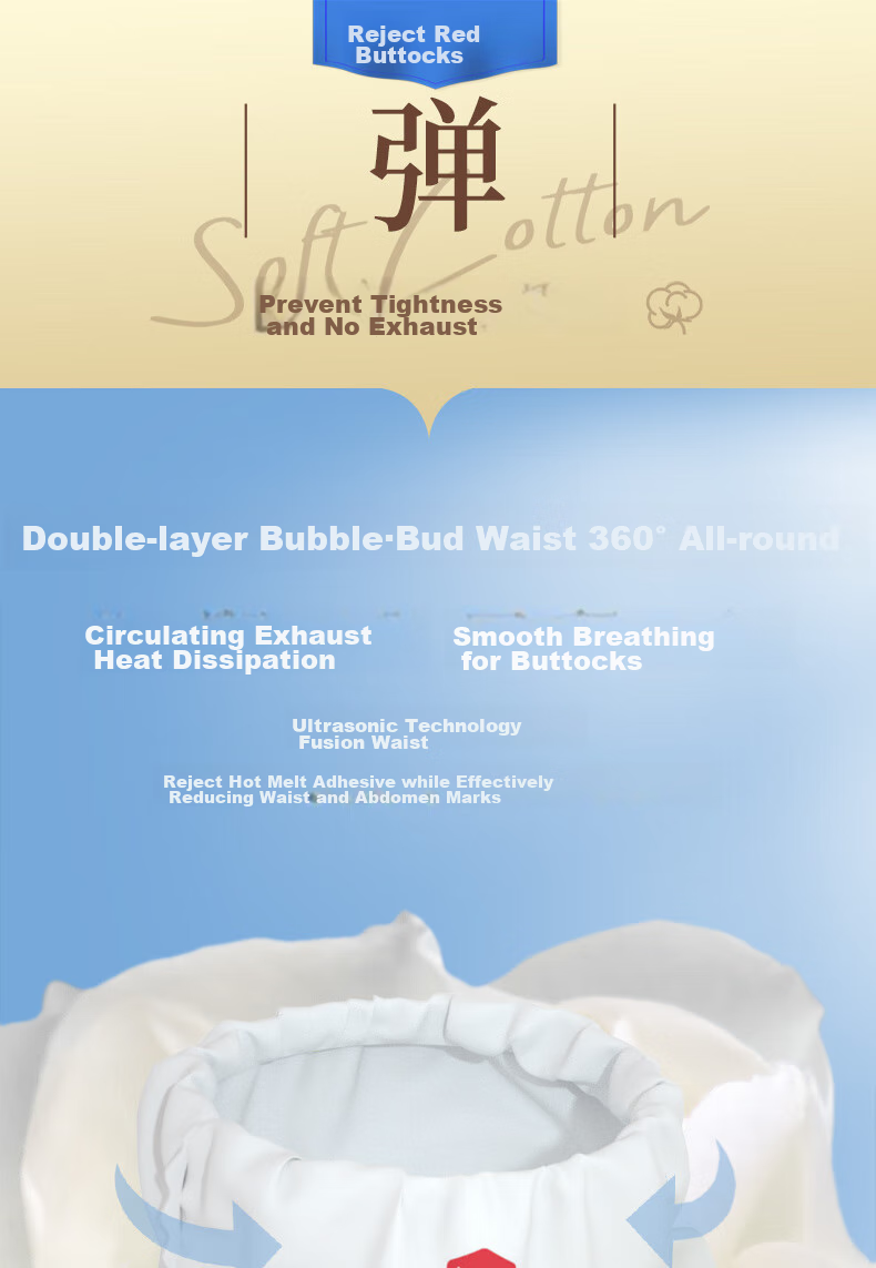 Подгузники Homebaby Premium Cotton, размер M, 88 шт., ультратонкие для чувствительной кожи, для новорожденных мальчиков и девочек, трусики для малышей