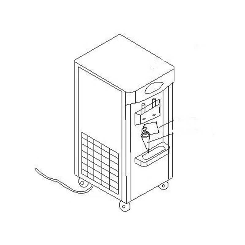 广绅电器（GUANGSHEN）冰淇淋机商用冰激淋机台式小型全自动商用不锈钢雪糕机圣代甜筒机精选