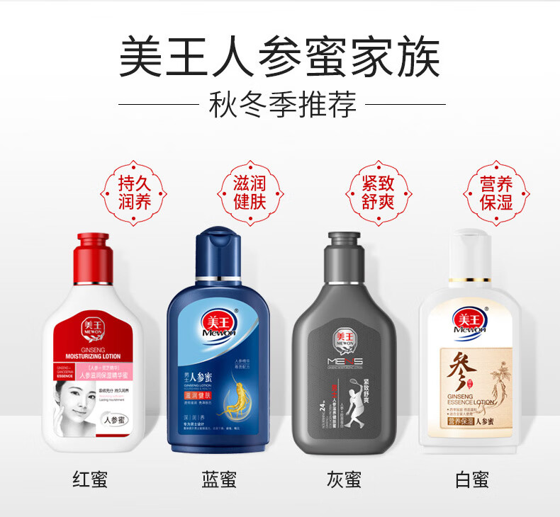 美王sod蜜面霜润肤乳100ml 补水保湿擦脸油 乳液男女 身体乳 经典国货全家可用