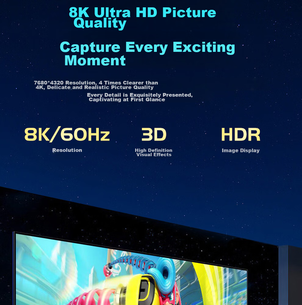 HDMI 2.1 свитчер ULT-unite 3 входа 1 выход, 8K, 4K, 1080P, HDR, 3D