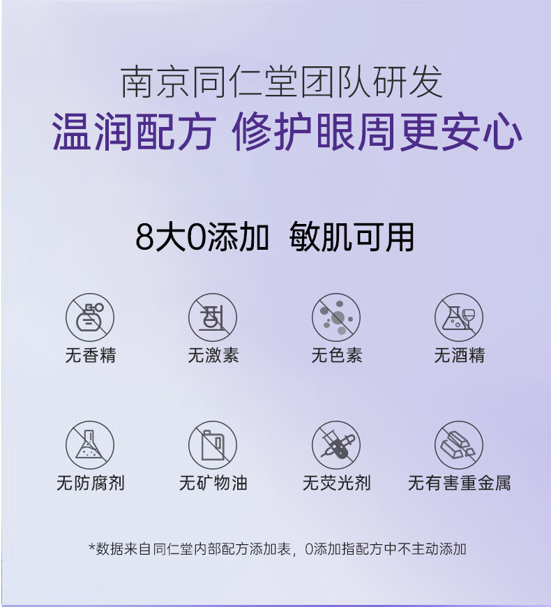 美颜笔记南京同仁堂眼霜黑眼圈淡化细纹眼袋提拉紧致熬夜抗皱眼霜25g