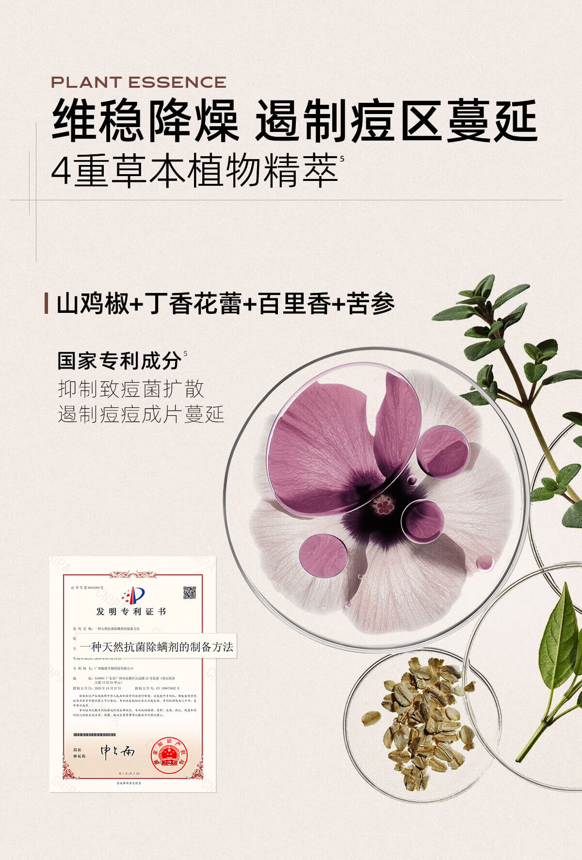 C咖祛痘双管氨基酸洁面乳男女洗面奶白泥祛痘控油清洁毛孔护肤品 祛痘控油双管洗面奶80g*1支