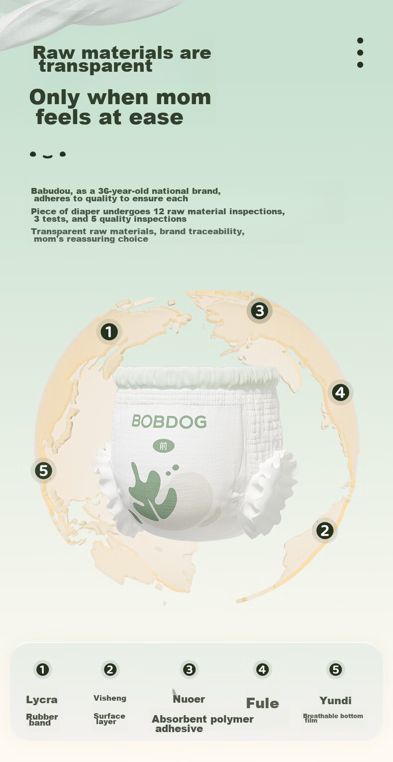 Подгузники-трусики BOBDOG L