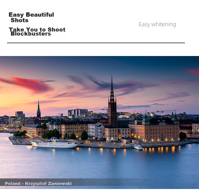 Светофильтр Haida NanoPro GND Gradient Filter, 77мм, для съемки восходов, закатов и параллельного света, совместим с объективами камер Canon, Nikon, Sony и других беззеркальных и зеркальных камер