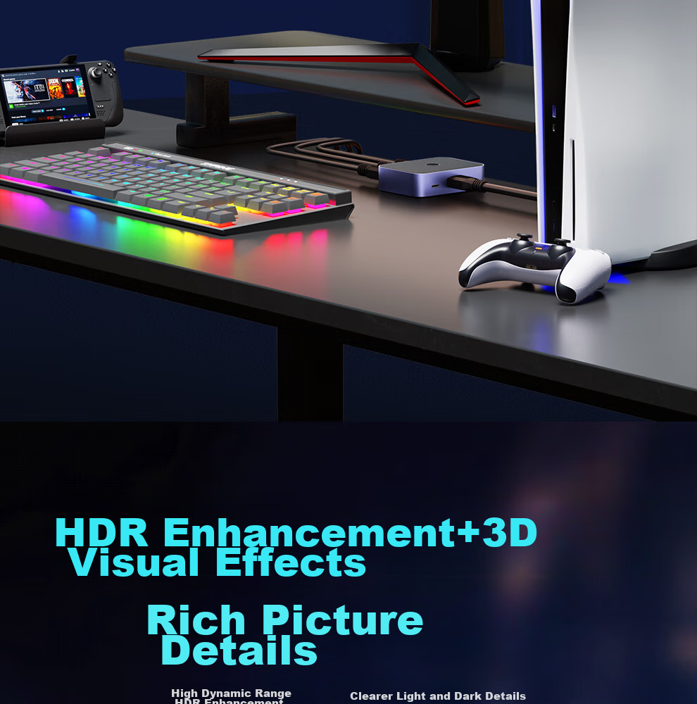 HDMI 2.1 свитчер ULT-unite 3 входа 1 выход, 8K, 4K, 1080P, HDR, 3D