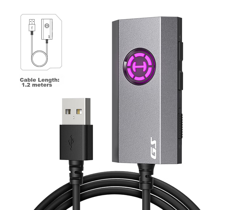 Внешняя звуковая карта EDIFIER HECATE GS03 USB to 3.5mm, 7.1, совместимая с PS4/5