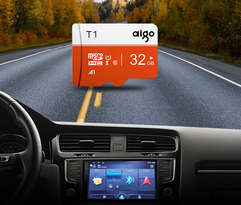 Карта памяти Aigo 32GB TF (MicroSD) U1 A1 V30 для камер видеонаблюдения и видеорегистраторов, скорость чтения 100 МБ/с