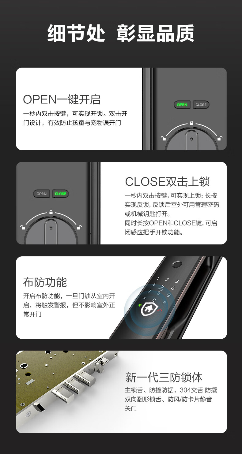 飞利浦705E指纹锁优缺点评测感受内幕大揭秘？