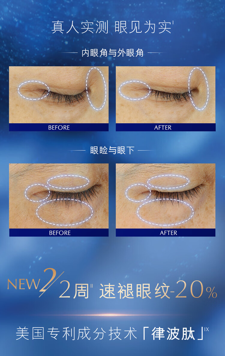 雅诗兰黛小棕瓶精华眼霜15ml护肤品化妆品礼盒淡化细纹女神节礼物送女友