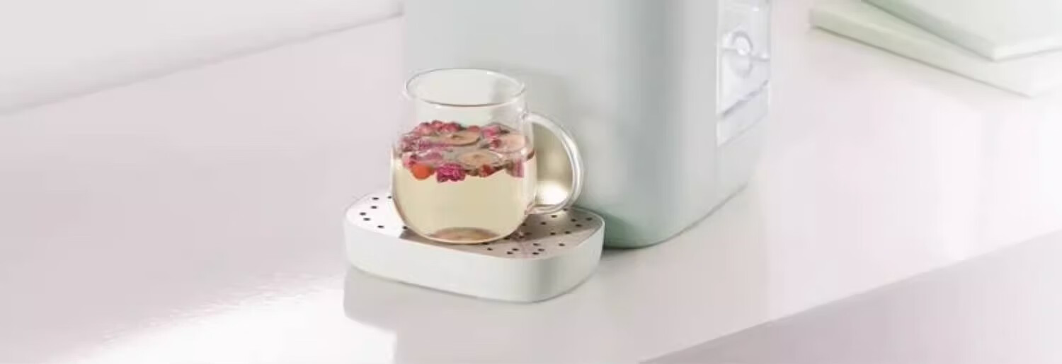 Настольный фильтр-кувшин Brita (BRITA) с функцией мгновенного нагрева воды, регулируемой температурой, не требует установки, белый