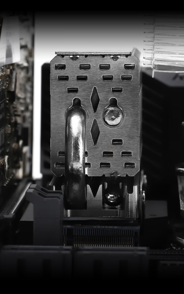 Радиатор M.2 SSD Thermalright HR-10 2280, 2280 мм, полностью гальваническое покрытие, двойные тепловые трубки AGHP, двухслойная силиконовая прокладка