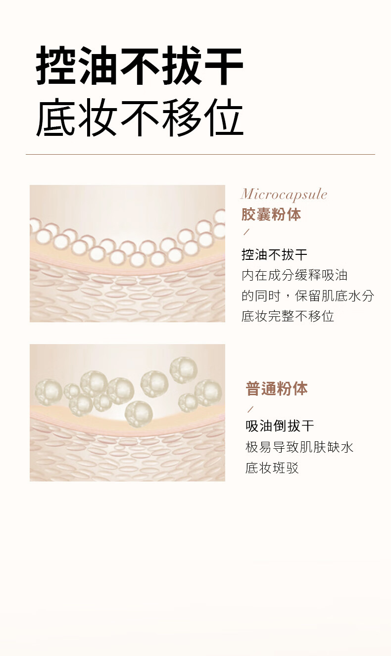 优沃朵（UODO）柔雾锁妆光透精致散粉 定妆粉蜜粉哑光控油持久防水遮瑕不易脱妆 #自然色（带微闪)10g