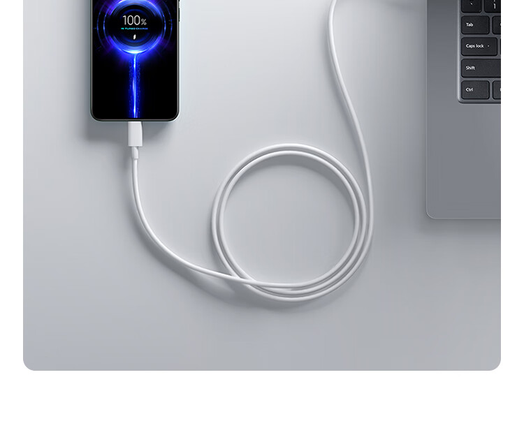 Кабель Xiaomi MI Original 3A Fast Charging (Type-C to Type-C), 1 м, белый, для iPhone 15/iPad