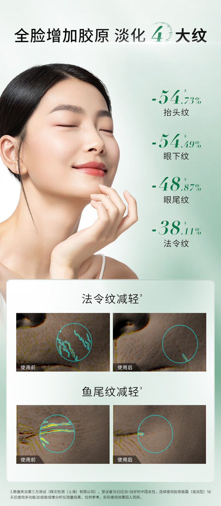 泊美（PURE & MILD）泊美胶原蛋白弹润抗皱面霜 绿钻霜(清爽型)7g 便携旅行装